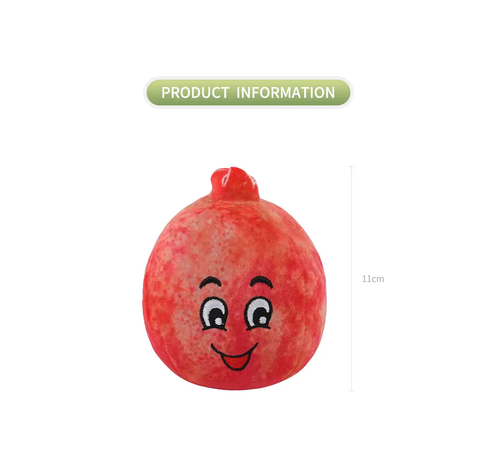 Dog Interactive Plush Toy - Pomegranate Model Detail 1