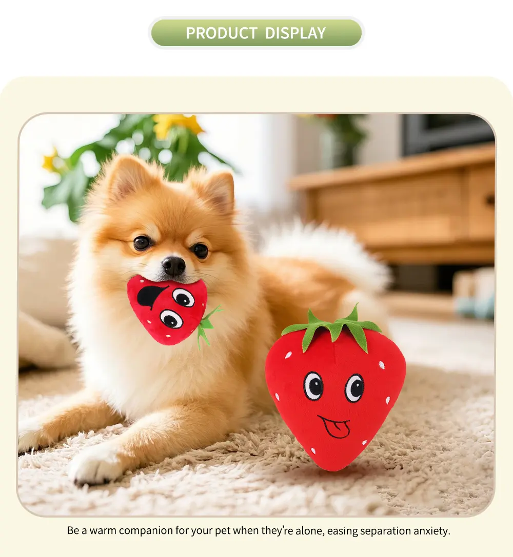 Watermelon Shape Dog Chew Toy Details