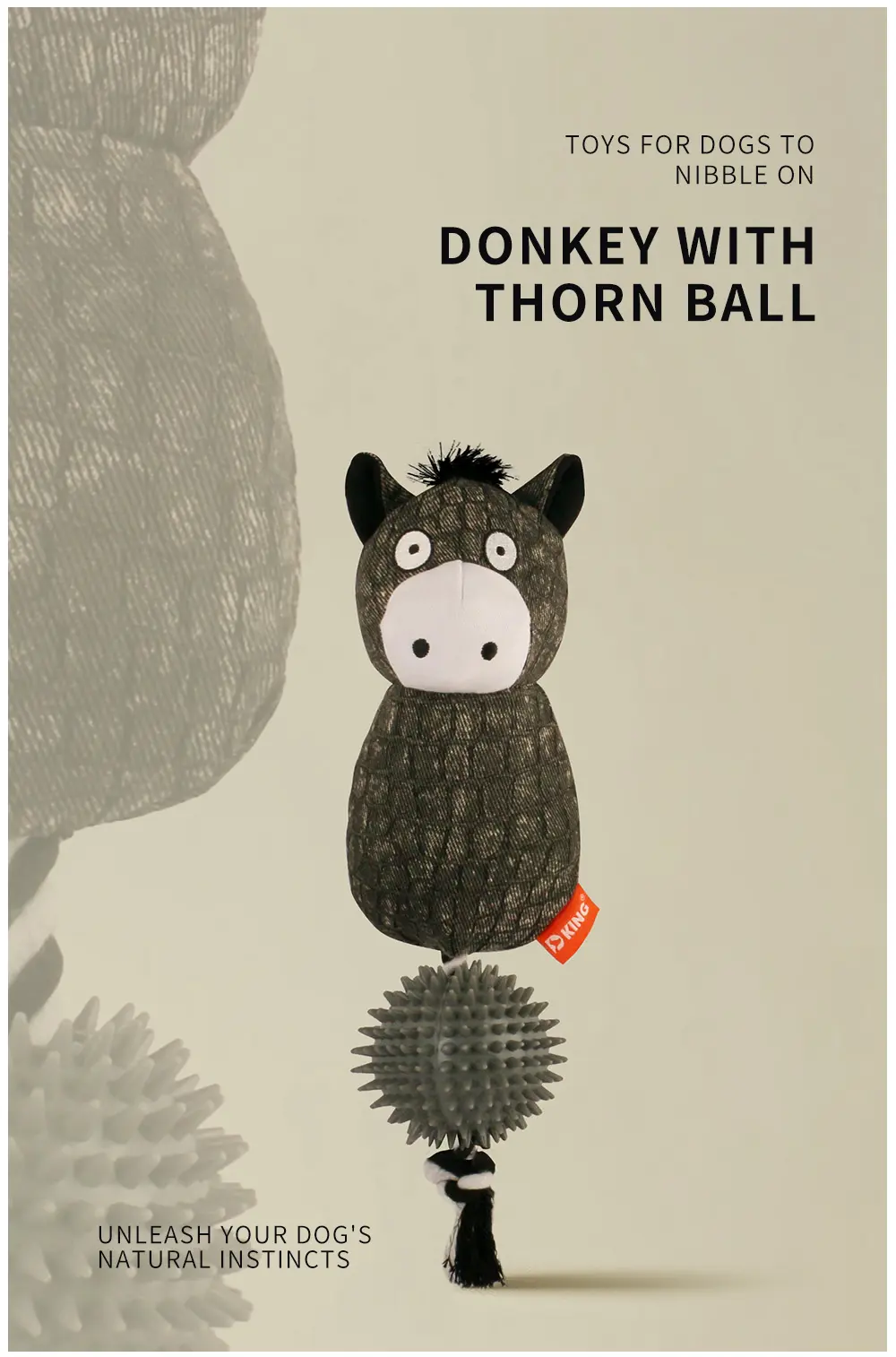 Donkey Dog Toy - View 1