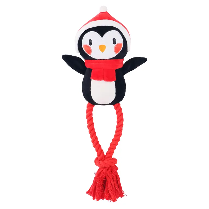 OEM Interactive Plush Toys: White Bear, White Rabbit, and Penguin with Rings Supplier, Factory