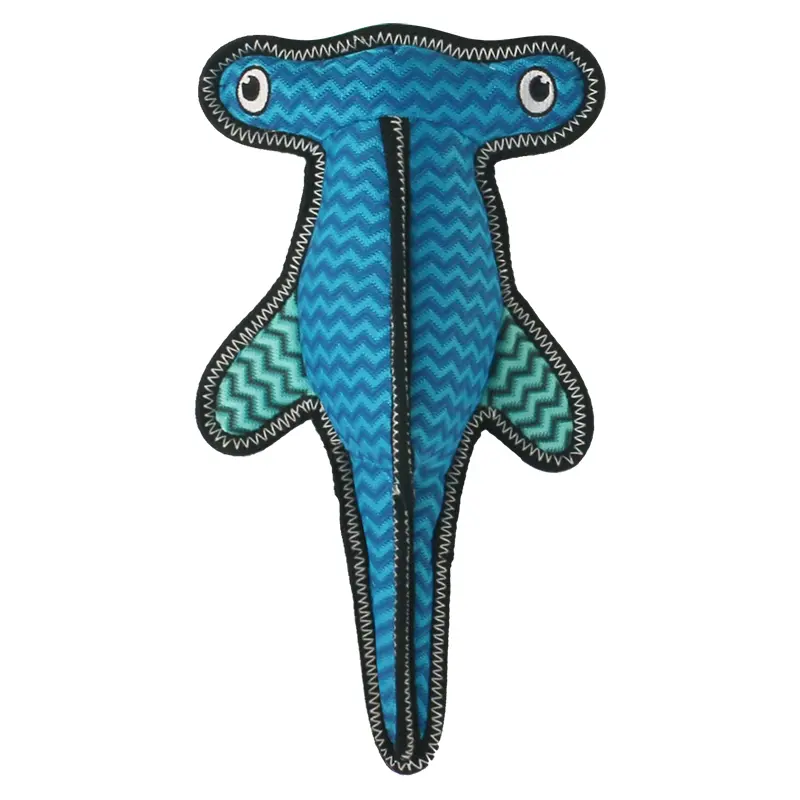 OEM Dog Interactive Biting Soft Toy：Lobste,Angelfish,Hammerhead Shark,Manta Ray Manufacturers, Supplier