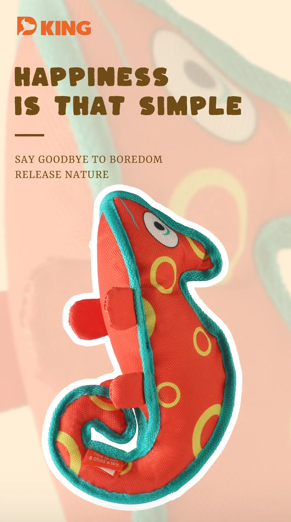 Interactive Dog Toys Sea Horse