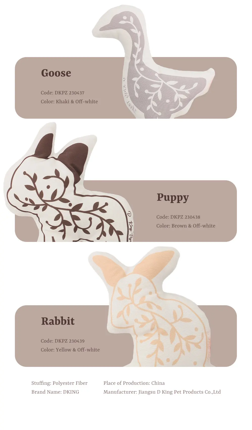 Animal-Shaped Plush Toy 4