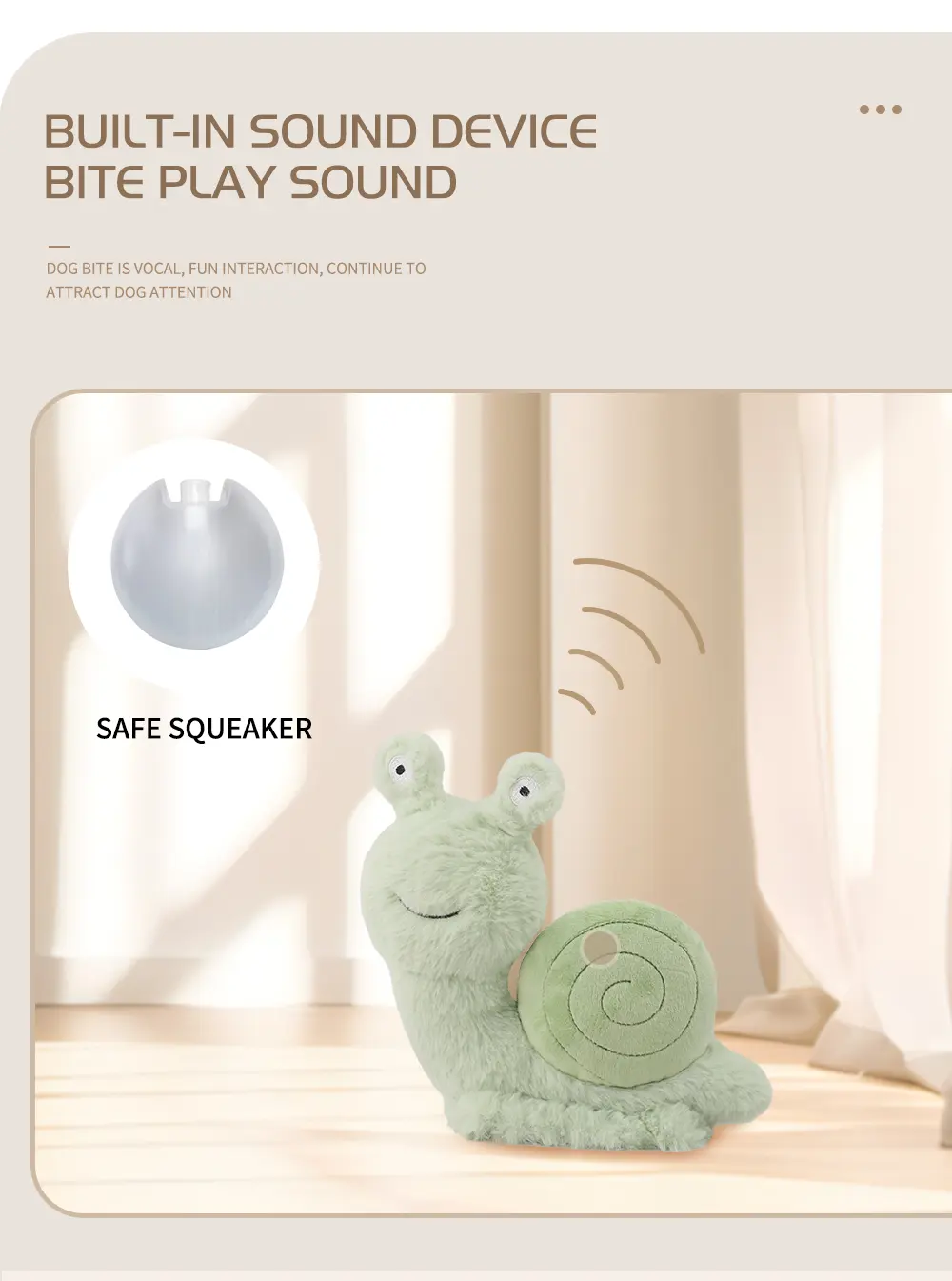 Pet Snail Toy Detail 2