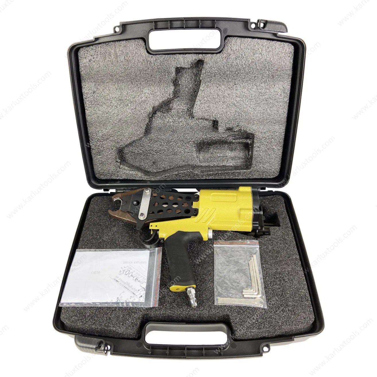 Pneumatic C-Ring Gun Air Nail Gun Tool C-Ring Naier Air Plier Used for Wire Mesh Nailing Connection Binding Fixed