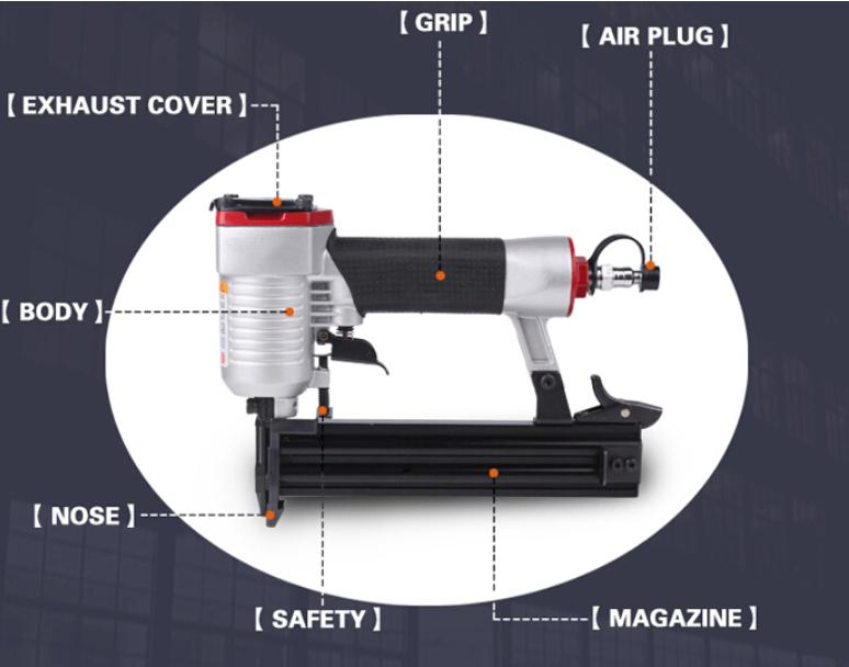F32 18ga. Air Brad Nailer Pneumatic Nail Gun for Furniture 32mm