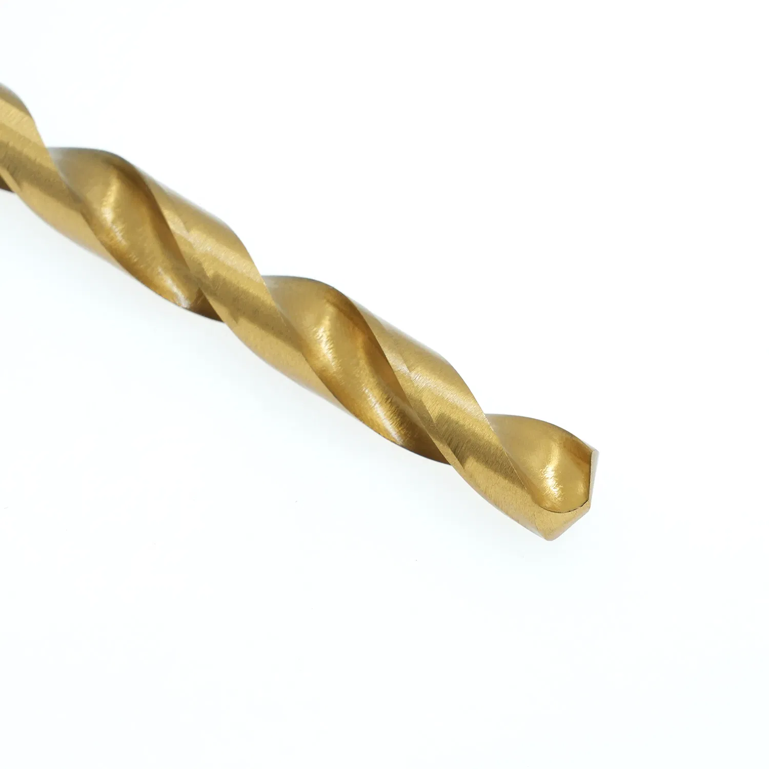 DIN338 HSS Fully Ground Jobber Length Tin Coated Metal Twist Drill Bit