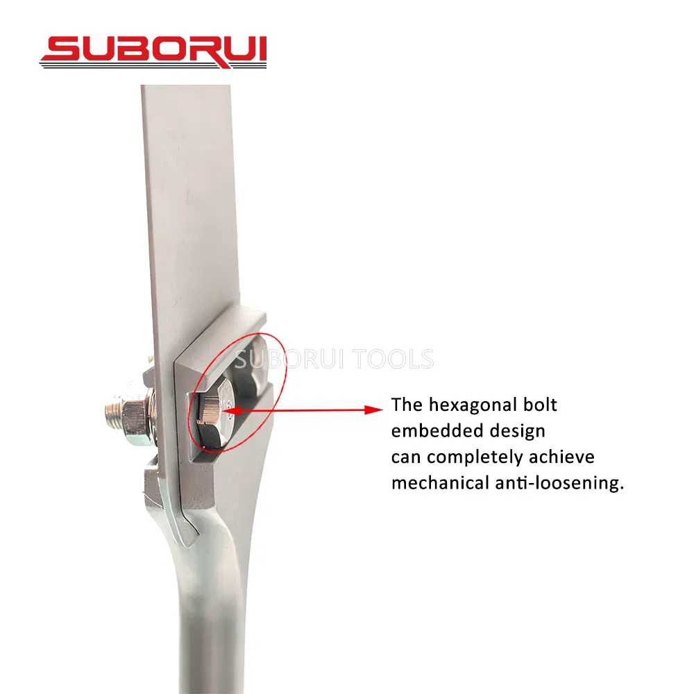 Suborui 4 Inch 265X100mm SDS Plus Floor Scraper with Repair Kit Emplacement Blade Tile Tool Thinset Removal Flat Chisel Bit