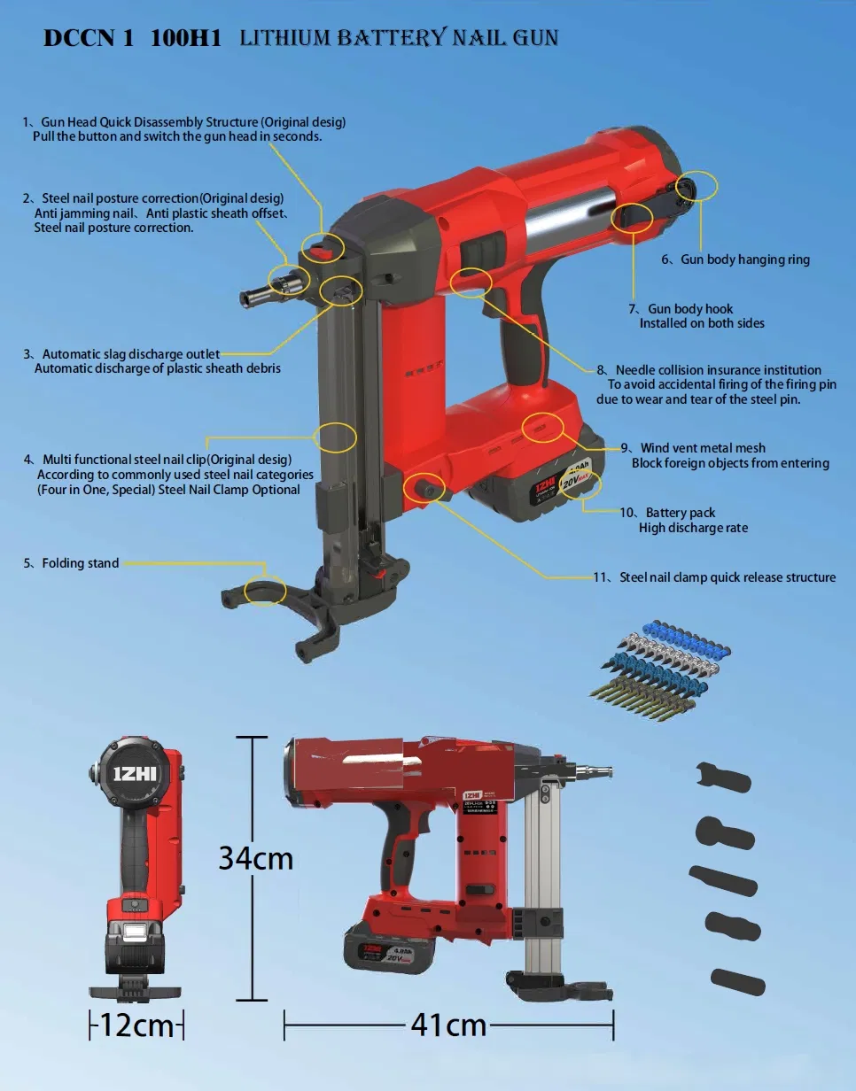 Cordless Nail Gun Detail 1