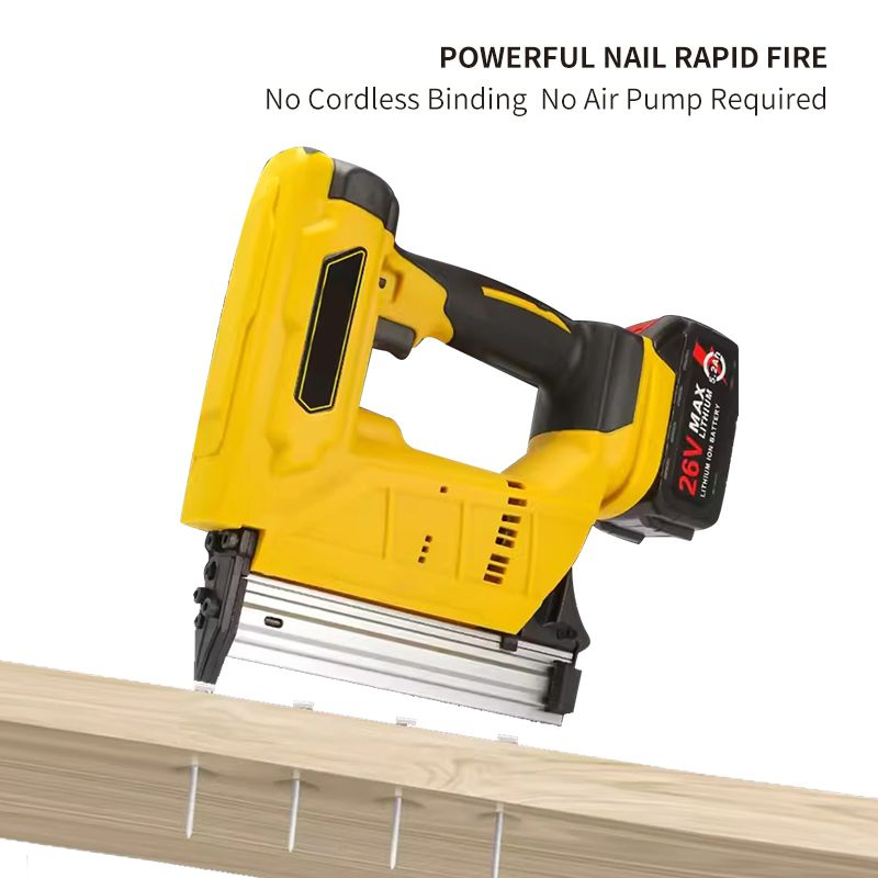 F30 2200ah Lithium Electric Staple Gun Portable Nailing Tools Machine Straight Nail Gun for Woodworking