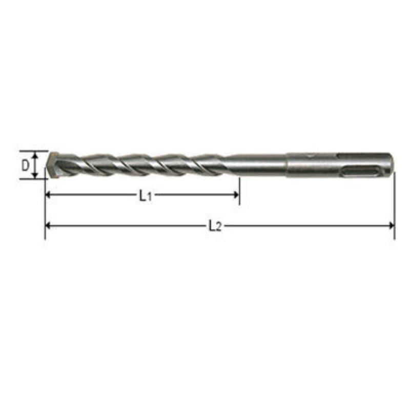 Fast Professional SDS-Max Shank -Tip2 Drill Bit
