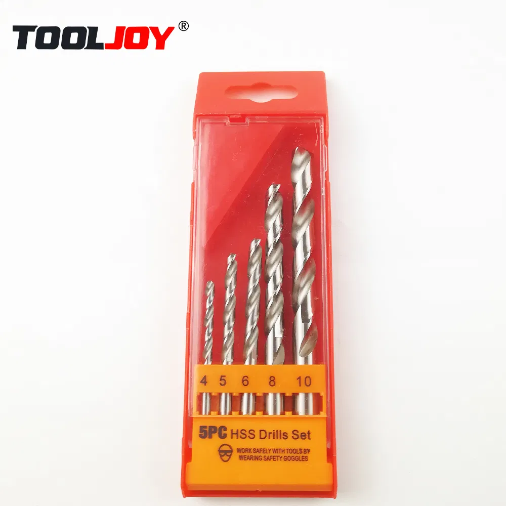 High Quality HSS Steel Titanium Plating Straight Shank Metal Twist Drill Bits