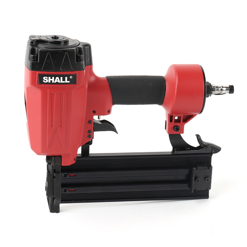 Shall St64 Pneumatic Nail Gun 14 Gauge Heavy Duty Concrete T Nailer 23/32 " to 2-1/2", Air Nailer for Hardwood to Concrete