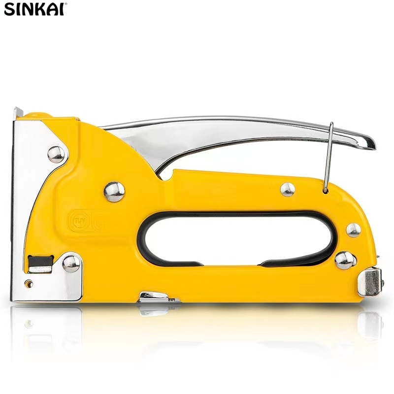 Heavy Duty Manual Nail Stapler Door Framing Finish Furniture Stapler Hand Tool Staple Gun