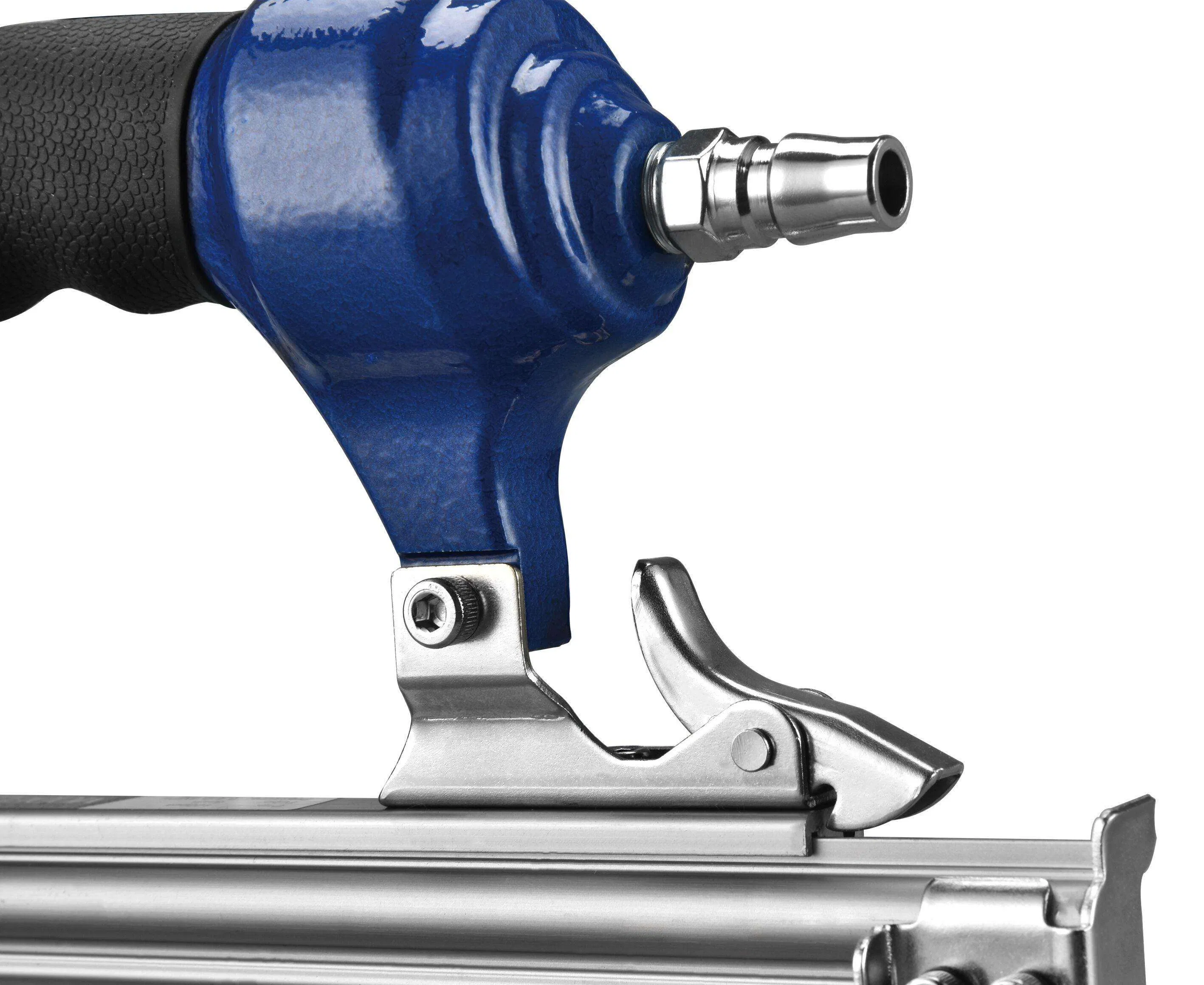 China Supplier 18 Gauge Air Pneumatic Brad Nailer for Hardwood Floors and Furniture DIY Grade Framing Nail Gun for Woodwork