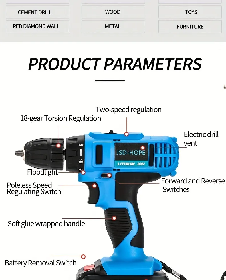 Lithium Electric Drill