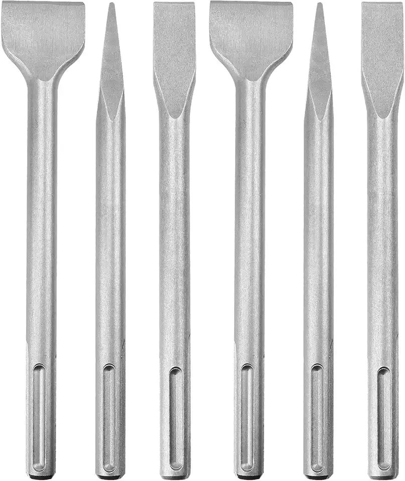 High-Quality Carving Chisels with Steel Handles for Builders