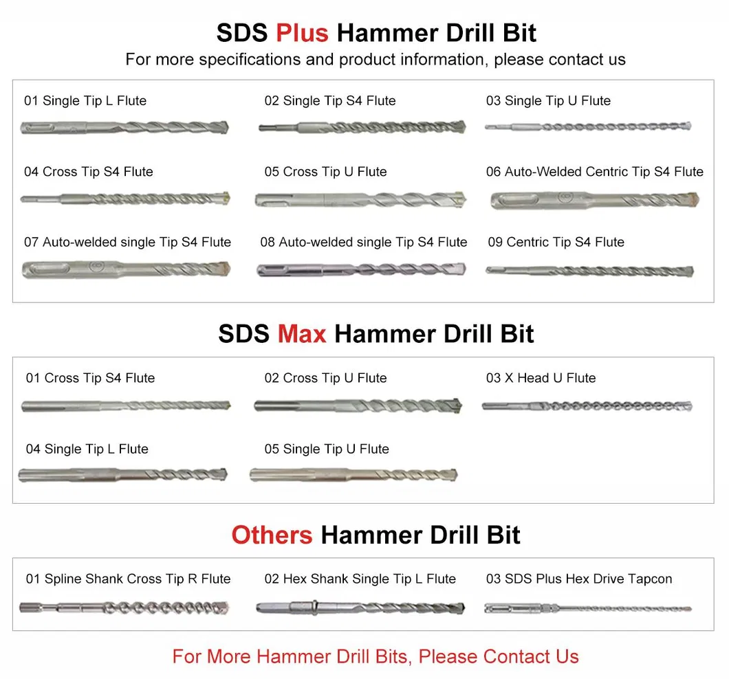 SDS Hammer Drill Bits