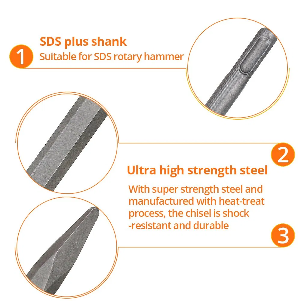 SDS Plus Chisel Set