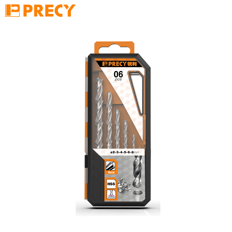 6 PCS Ground HSS Metal Drill Bit