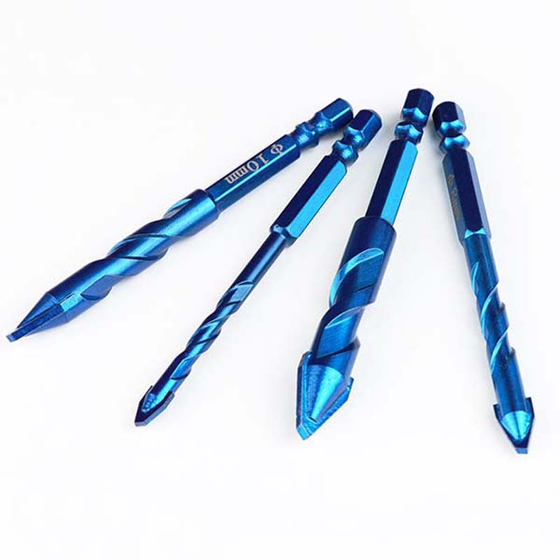 Factory Supply 6/8/10/12mm High Hardness Tilted Eccentric Drill Bit with Crooked Head Multifunctional Drill Bit for Ceramic Masonry Tile Glass Marble Drilling