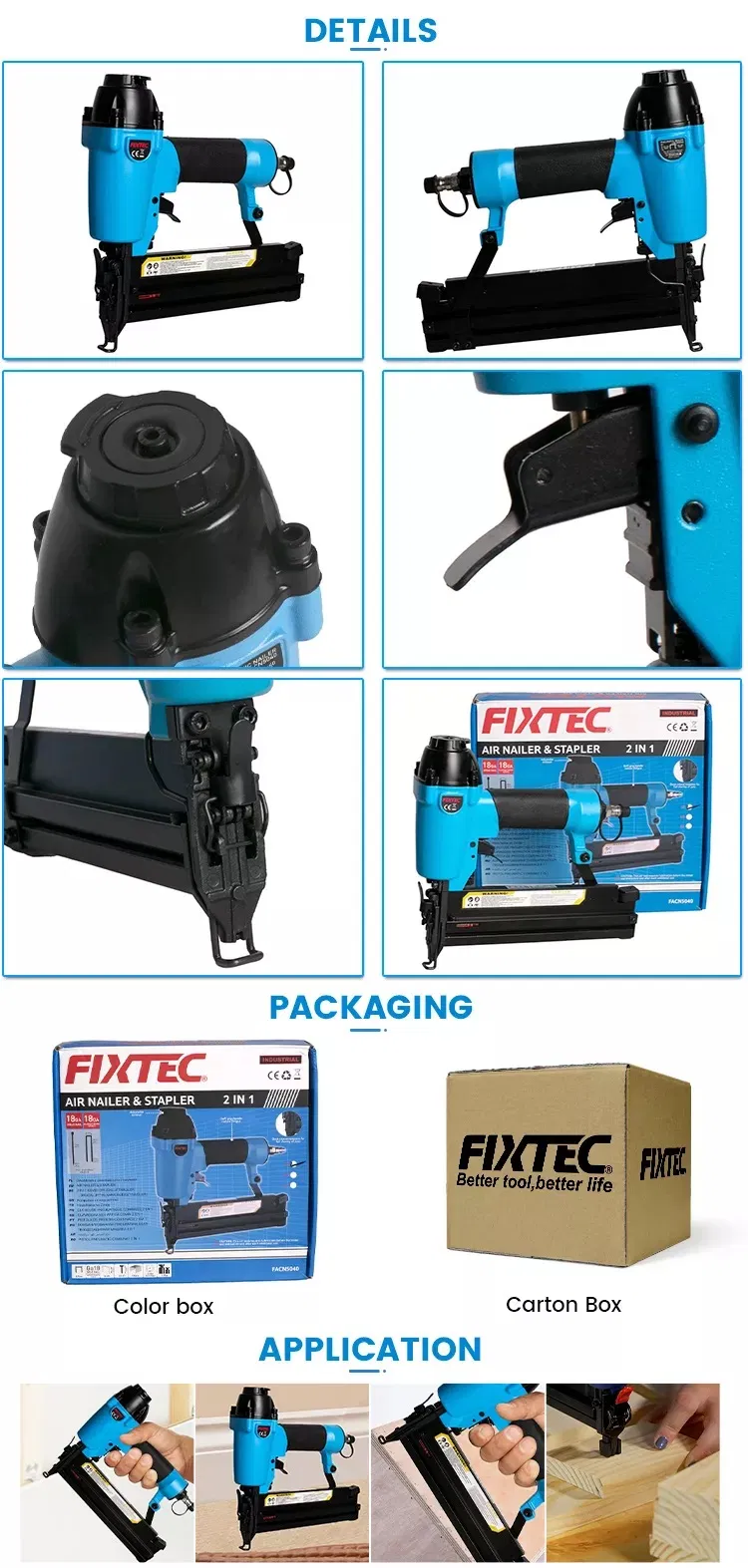 FIXTEC Brad Nailer Components