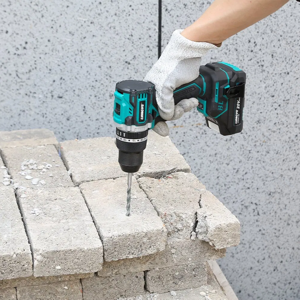 Compact Design 75nm Max. Torque Professional Combi Drill New Metal Chuck Brushless Hammer Drill