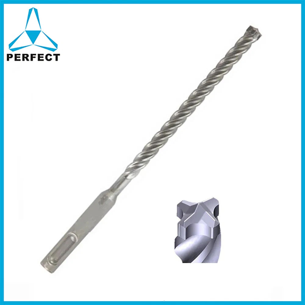 Carbide Full Cross Head U Flute SDS Plus/Max Hammer Drill Bit for Removing Broken Studs