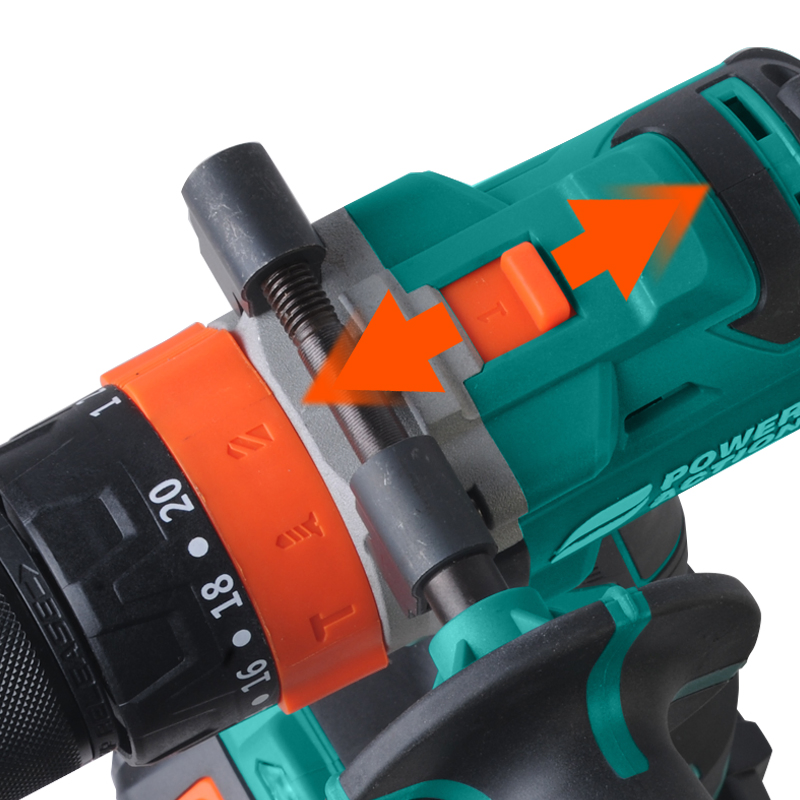 Electric Power Brushless 20V Mini Lithium Rechargeble Cordless Driver Impact Hammer Drill