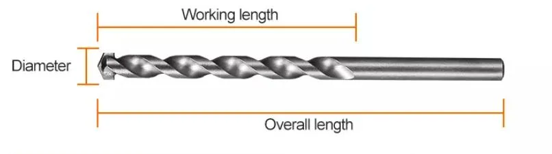 Cross Cutter Hammer Drill Bit