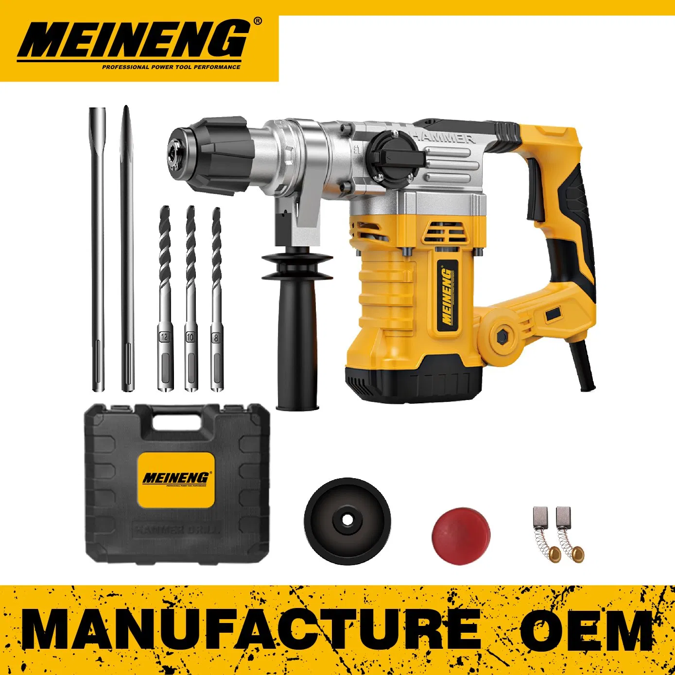 Heavy Duty Electric Power Tool 220V SDS Plus Rotary Hammer Machine