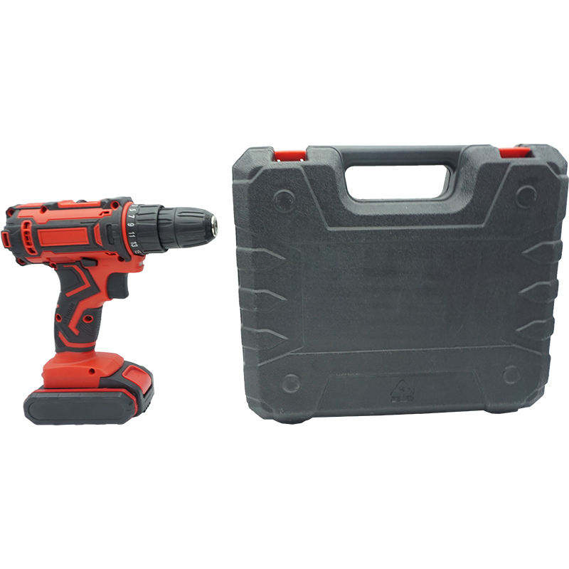 High-Power Battery-Powered Impact Drill Set with Brushless Motor