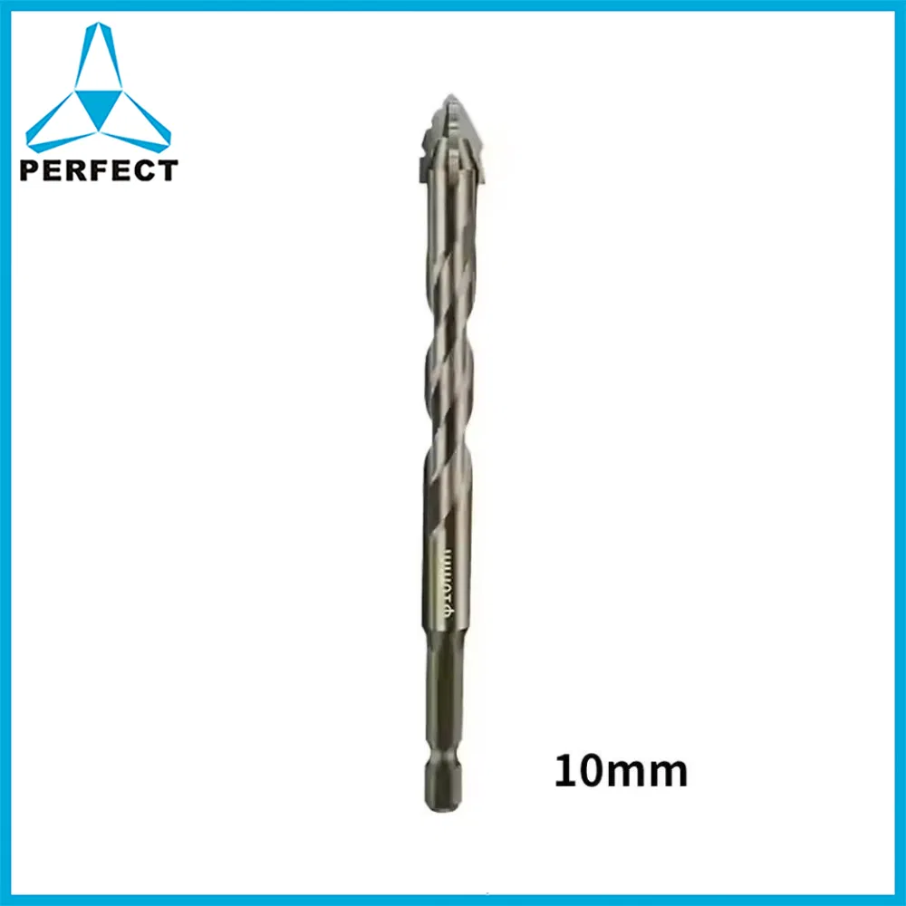 Hexagonal Mutilfuction Four-Edged Serrated Eccentric Masonry Glass Tile Drill Bits