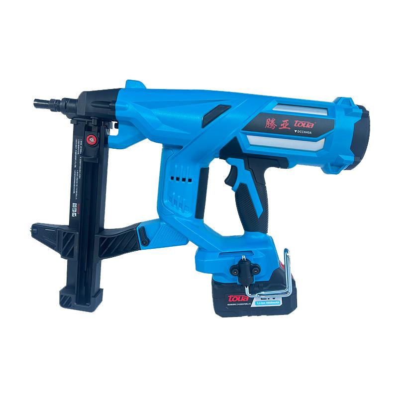 Battery Operated Nail Gun Cordless Electric Powered Nailer Fastening Tool
