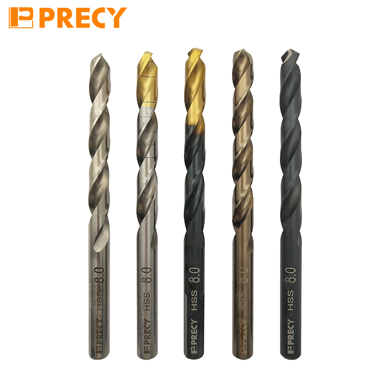 19PCS 118° Tip Fully Ground HSS Metal Twist Drill Bit