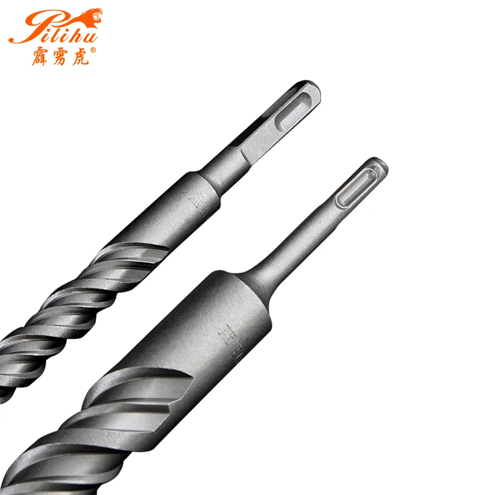 Pilihu Carbide Tipped SDS Max Shank Hammer Drills Bit for Concrete Drilling