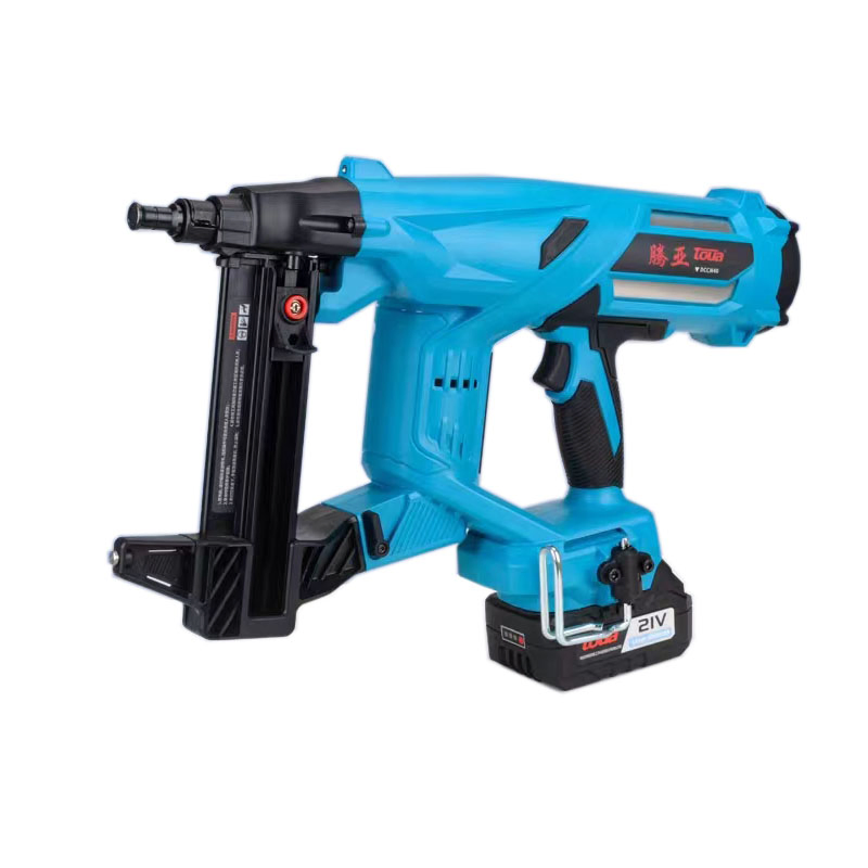 Toua Dccn40 Lithium Electric Cordless Steel Nail Gun Used for Hydropower Installation