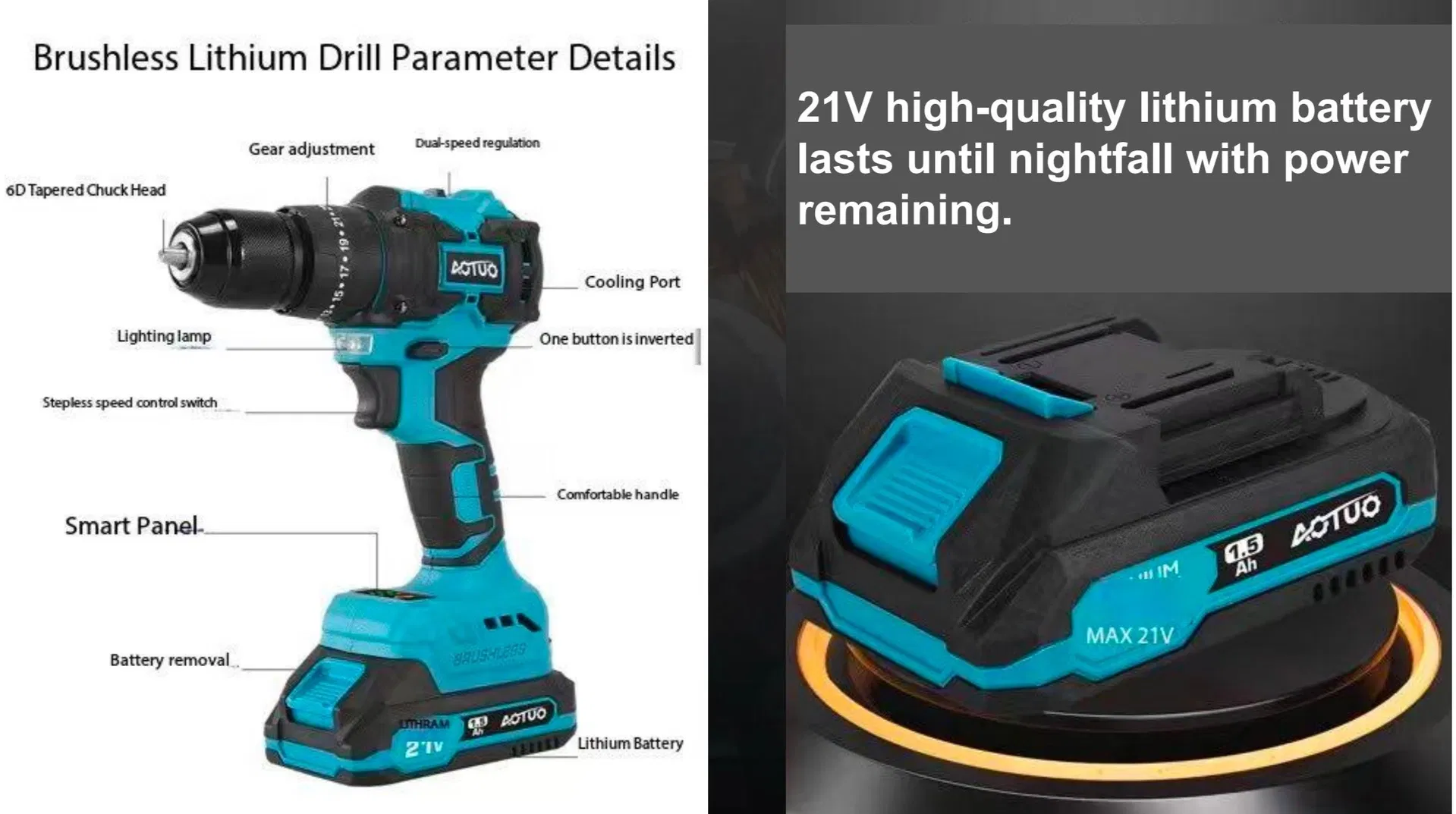 Brushless Cordless Impact Drill