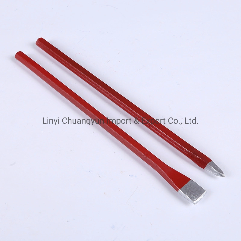 Point Flat Cold Stone Masonery Wood Chisel
