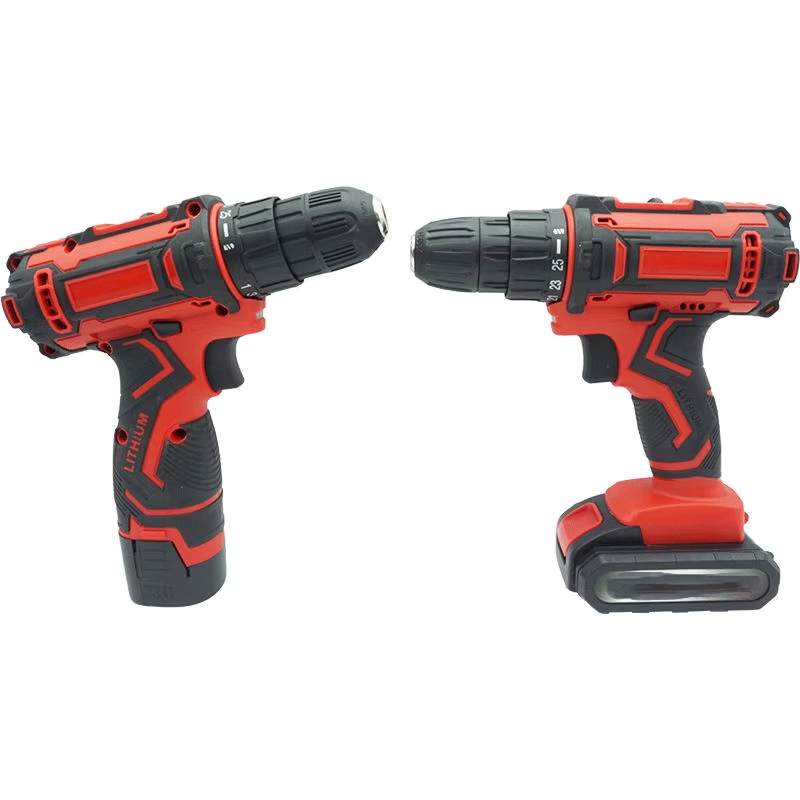 High-Power Battery-Powered Impact Drill Set with Brushless Motor