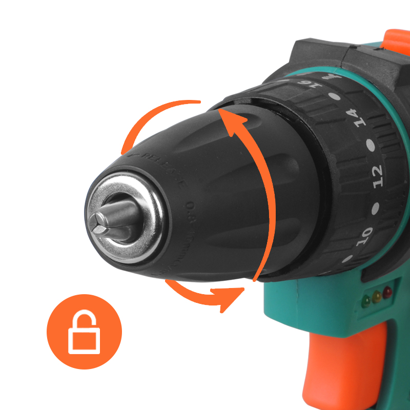 Power Action 21V Cordless Drill Tools with Variable Speed