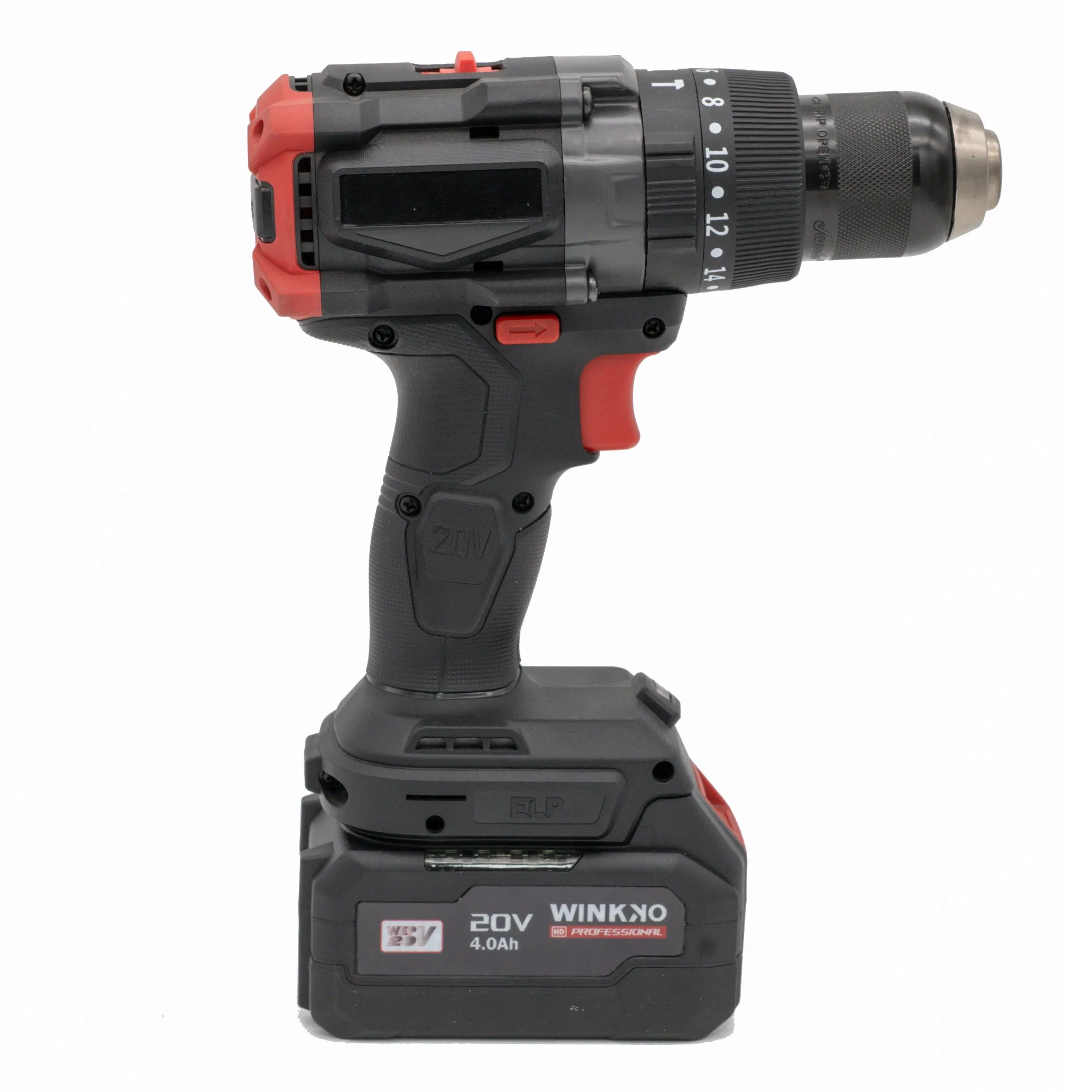 Professional Cordless Drill Heavy-Duty Cordless Drill Combo with Battery High Torque