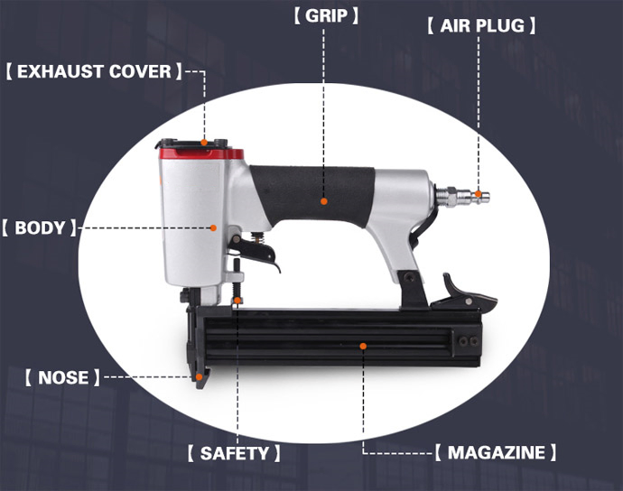 F32 18gauge Air Brad Nail Gun Nailer