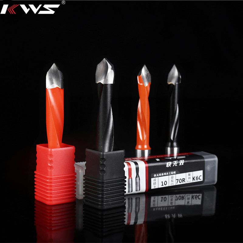 Kws Dowel Drill Bit-Brad Point, Wood Cutting Blind Hole CNC Tool