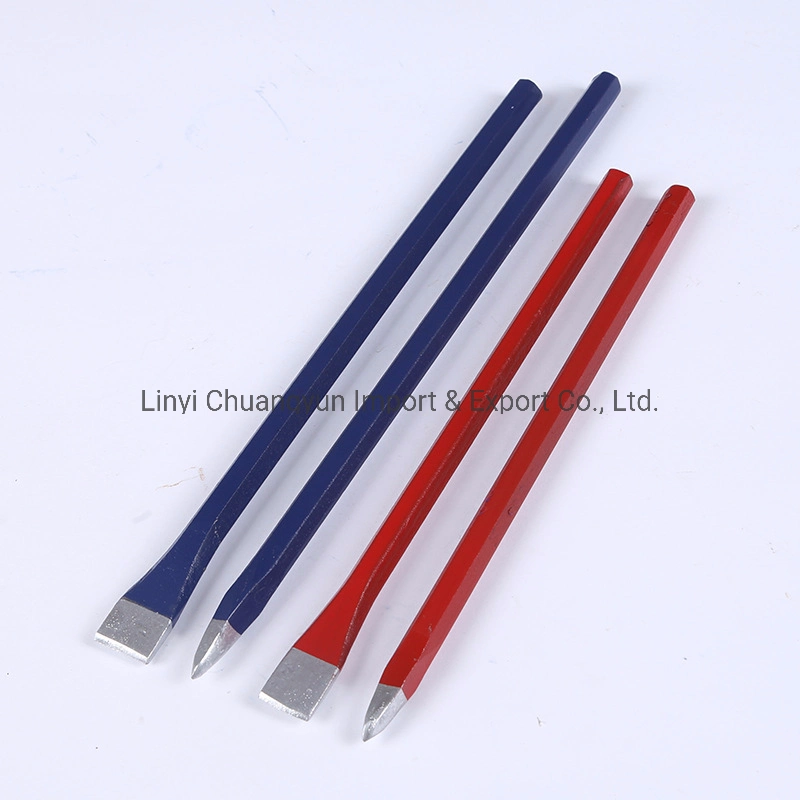 Point Flat Cold Stone Masonery Wood Chisel