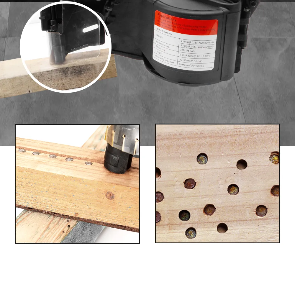 Cn90 Pneumatic Siding Nail Gun 6