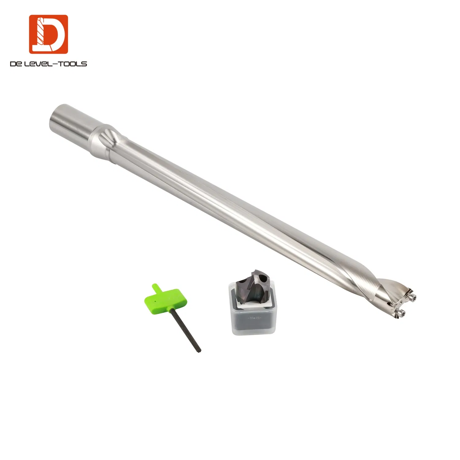 Delevel Internal Cooling Carbide Bit 3D/5D/8d/12D Non-Standard Diameter 12.0-32.0mm Crown Drill Twist Drill