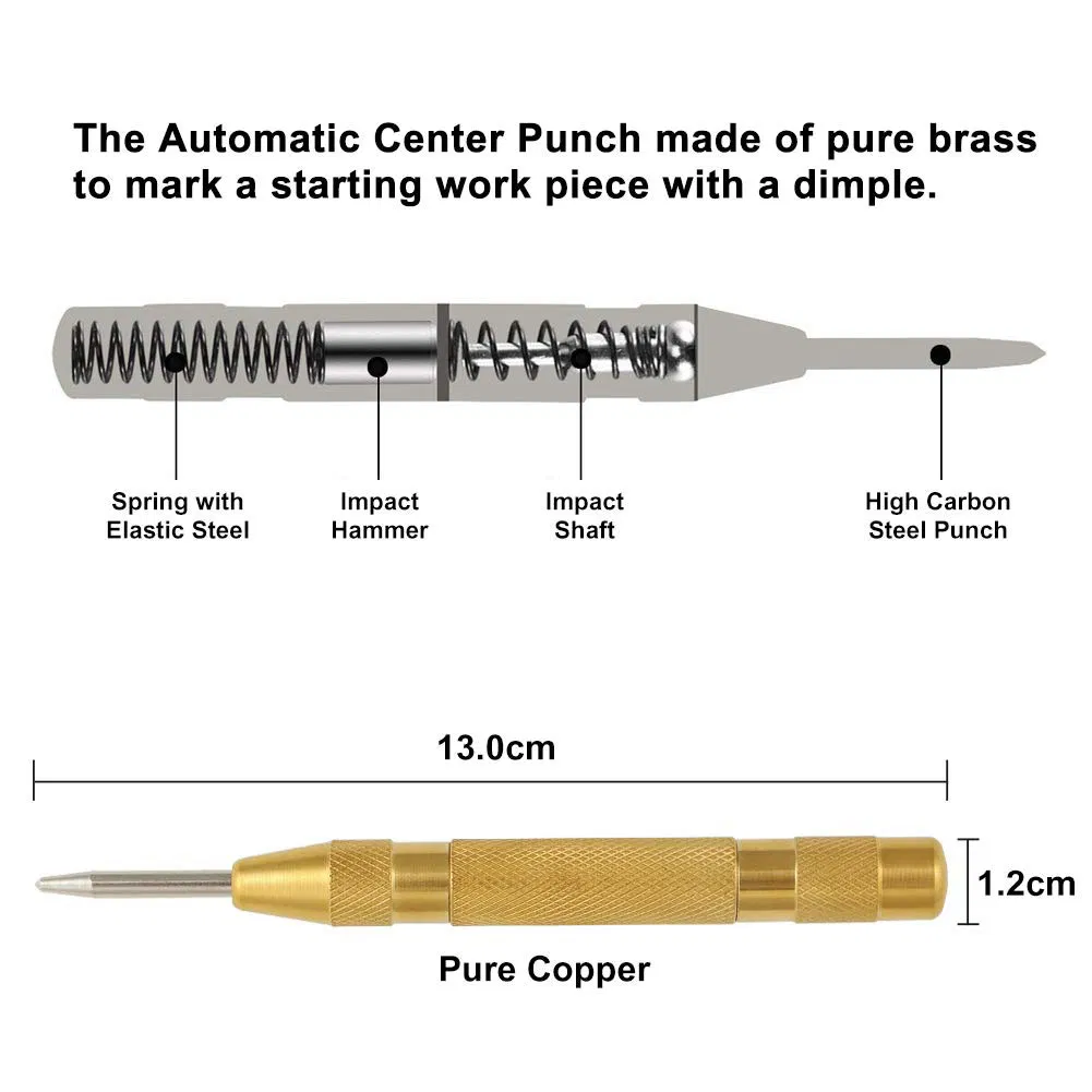 Countersink Drill Bit Set- 7 PCS Counter Sinker Drill Bits for Wood 1/4'' Hex Shank High Speed Steel