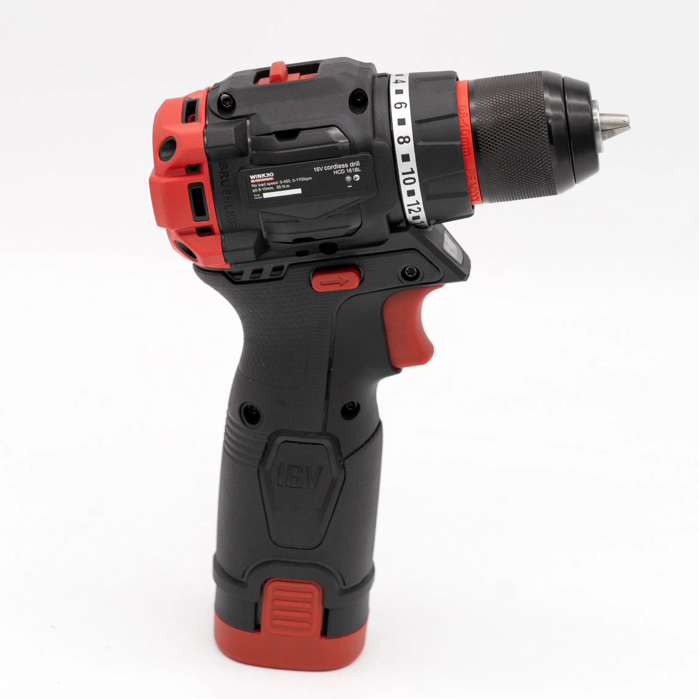 55n. M 10mm 12V 16V Winkko China Hammer Drill Impact Screwdriver Combo Set Kit Bag