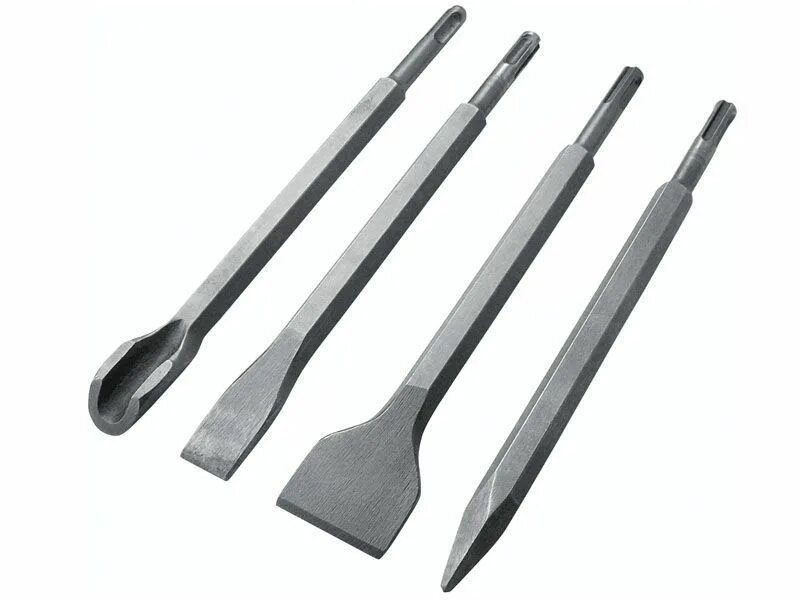 Premium SDS-Plus Pointed Carving Chisel for Precision Work